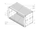 SCHROFF EuropacPRO 19" moduledrager voor rail, afgeschermd, EN 50155, 6 HE, 84 PK, 235 mm