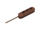 BACHMANN SMART 3xCEE7/3 brown, 3x earthing contact