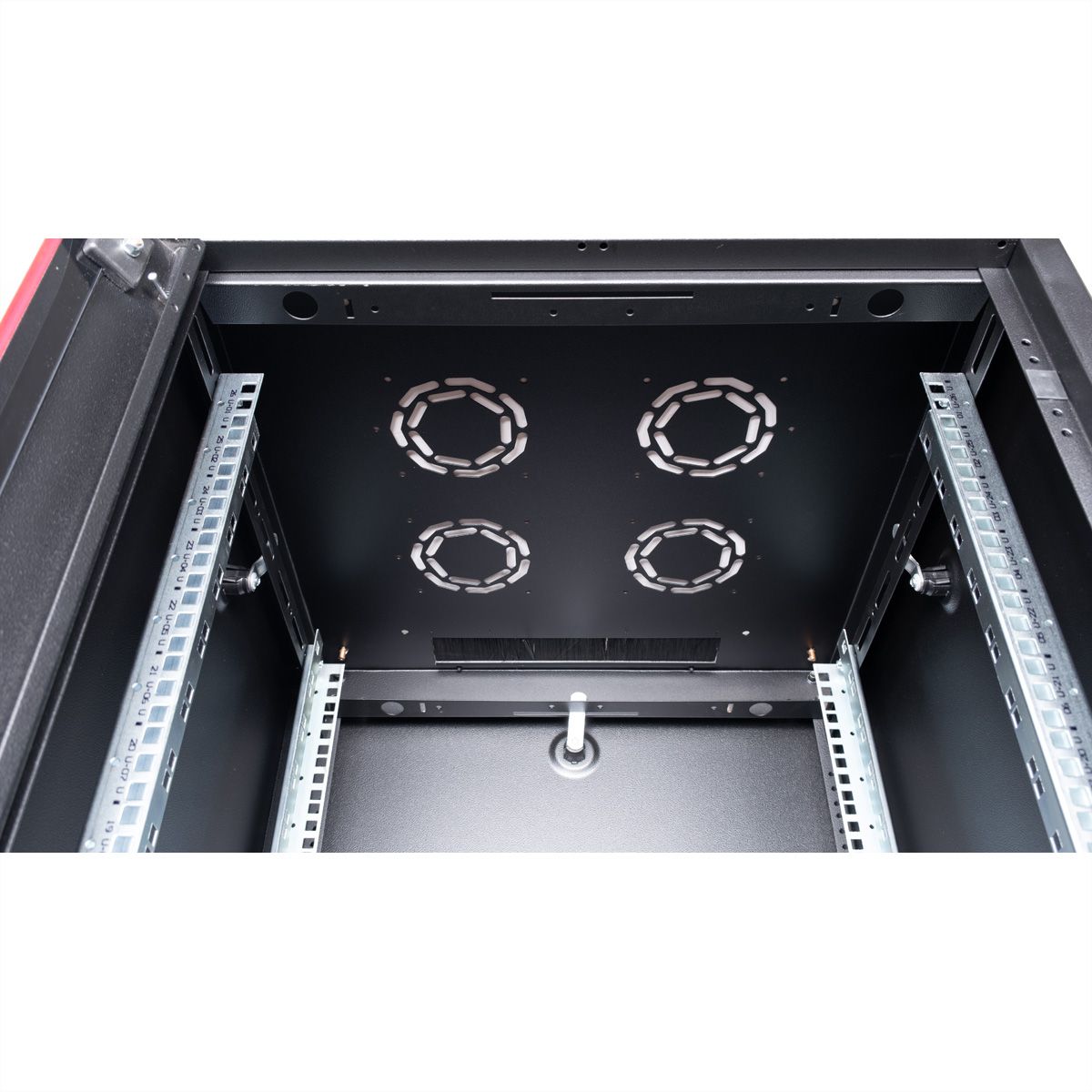 ROLINE 19-inch netwerkkast Basic 26 U, 600x800 BxD Glazen deur zwart