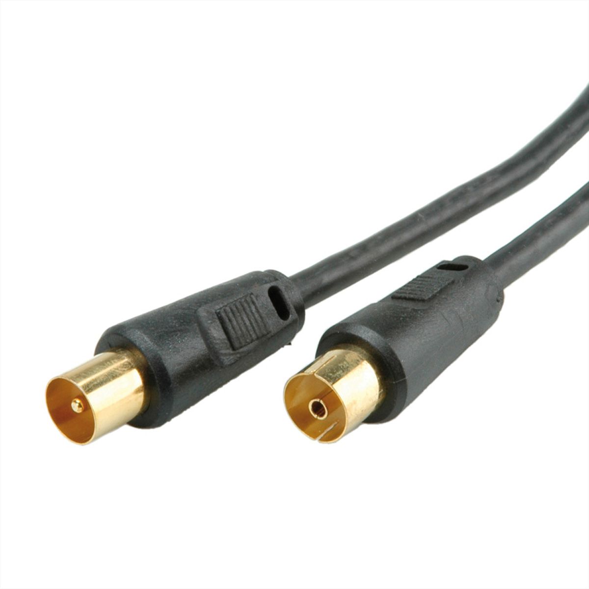 Antennenkabel >100dB, ST/BU mit Ferrite, schwarz, 5,0m