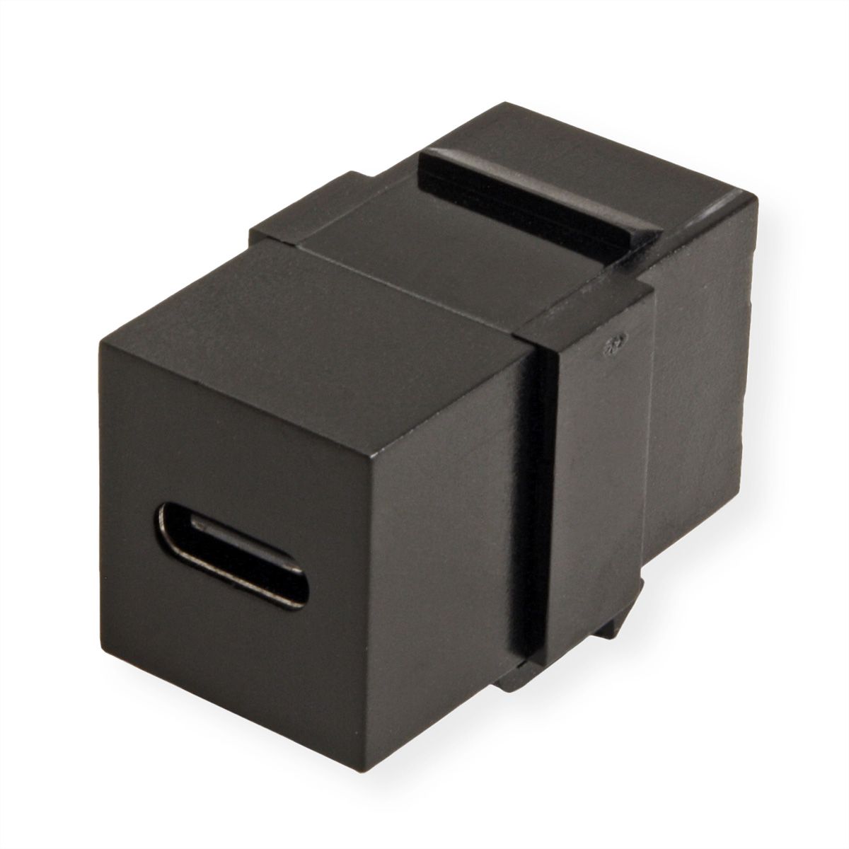 VALUE USB Type C Keystone module, zwart