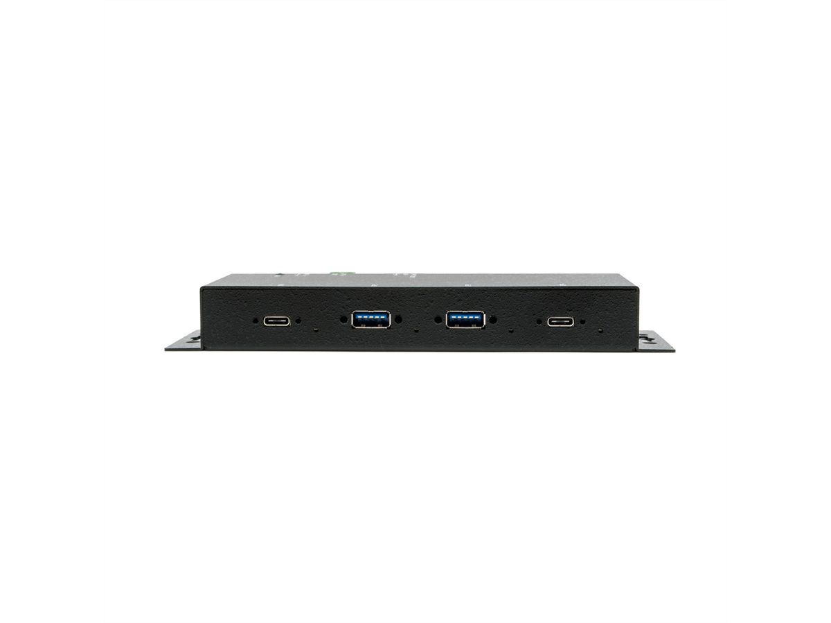 EXSYS EX-1234HMVS 4 Port USB 3.2 Gen2 Hub mit 2x USB-C und 2x USB-A Anschluss