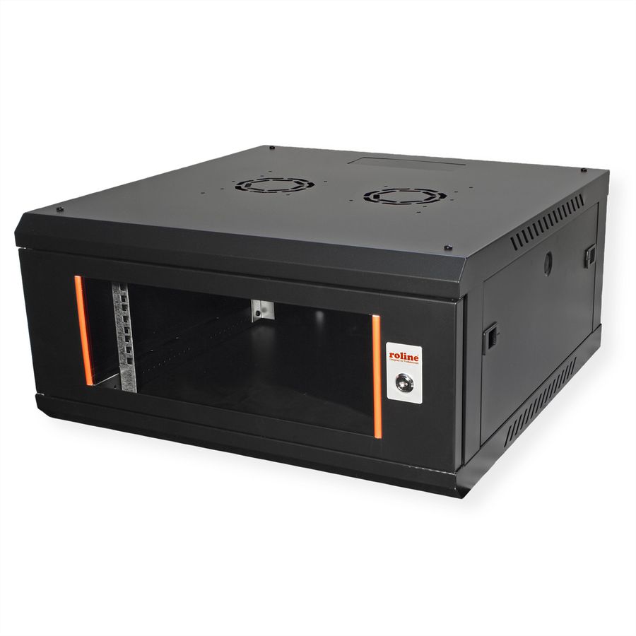 ROLINE 19" Wall Cabinet Basic Plus 4U, 600x600 BxT black