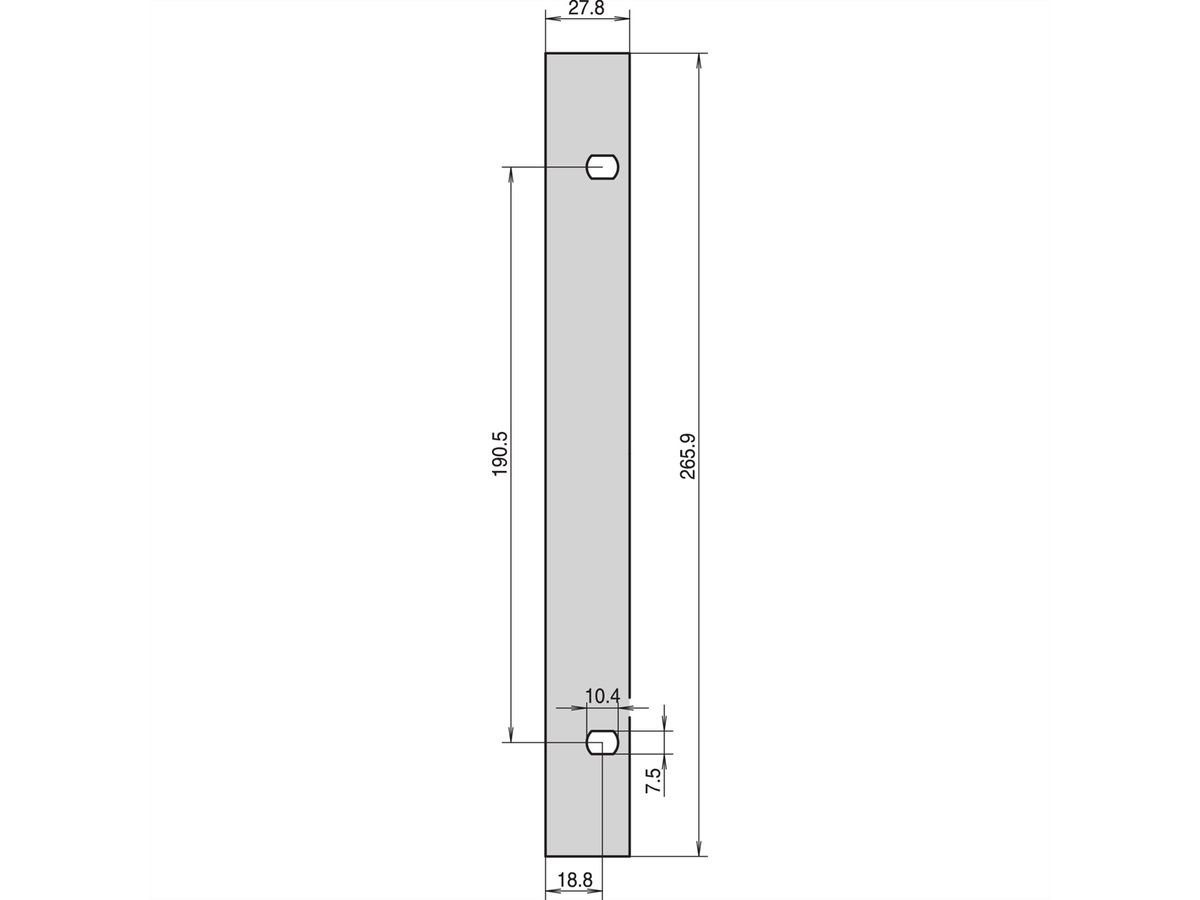 SCHROFF EuropacPRO voorpaneel type L, 6 HE