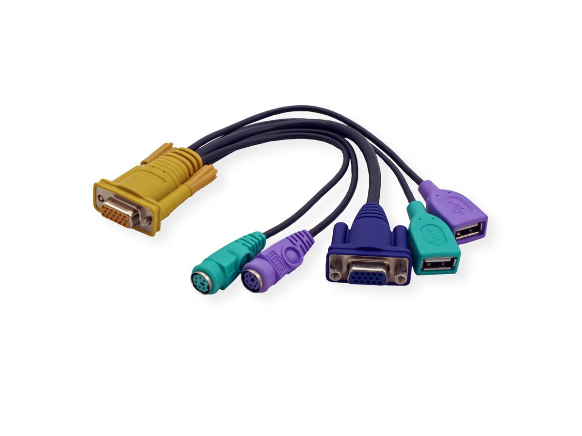 ATEN CS1716A KVM Switch VGA, PS/2-USB, USB-Peripherie Port, 16 Ports