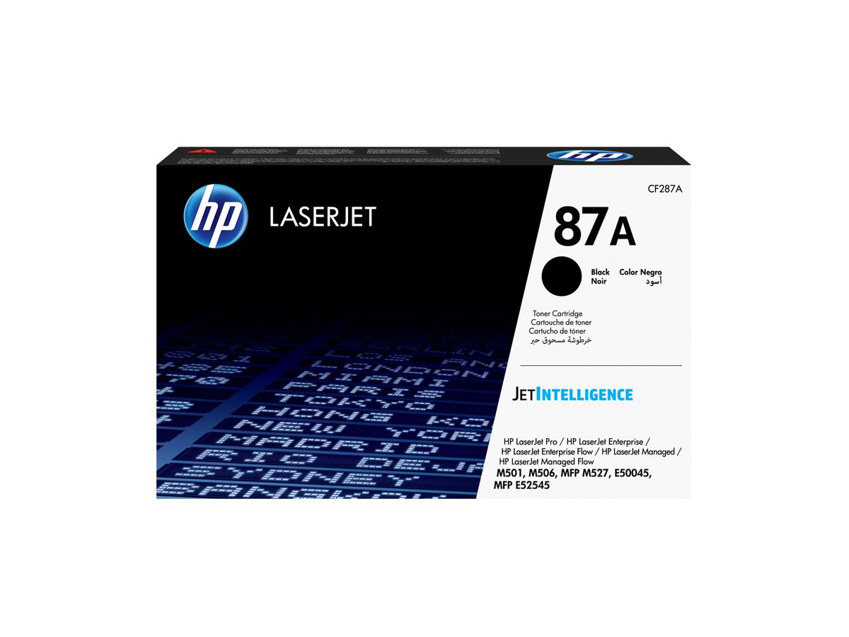 HP 87A originele zwarte LaserJet tonercartridge