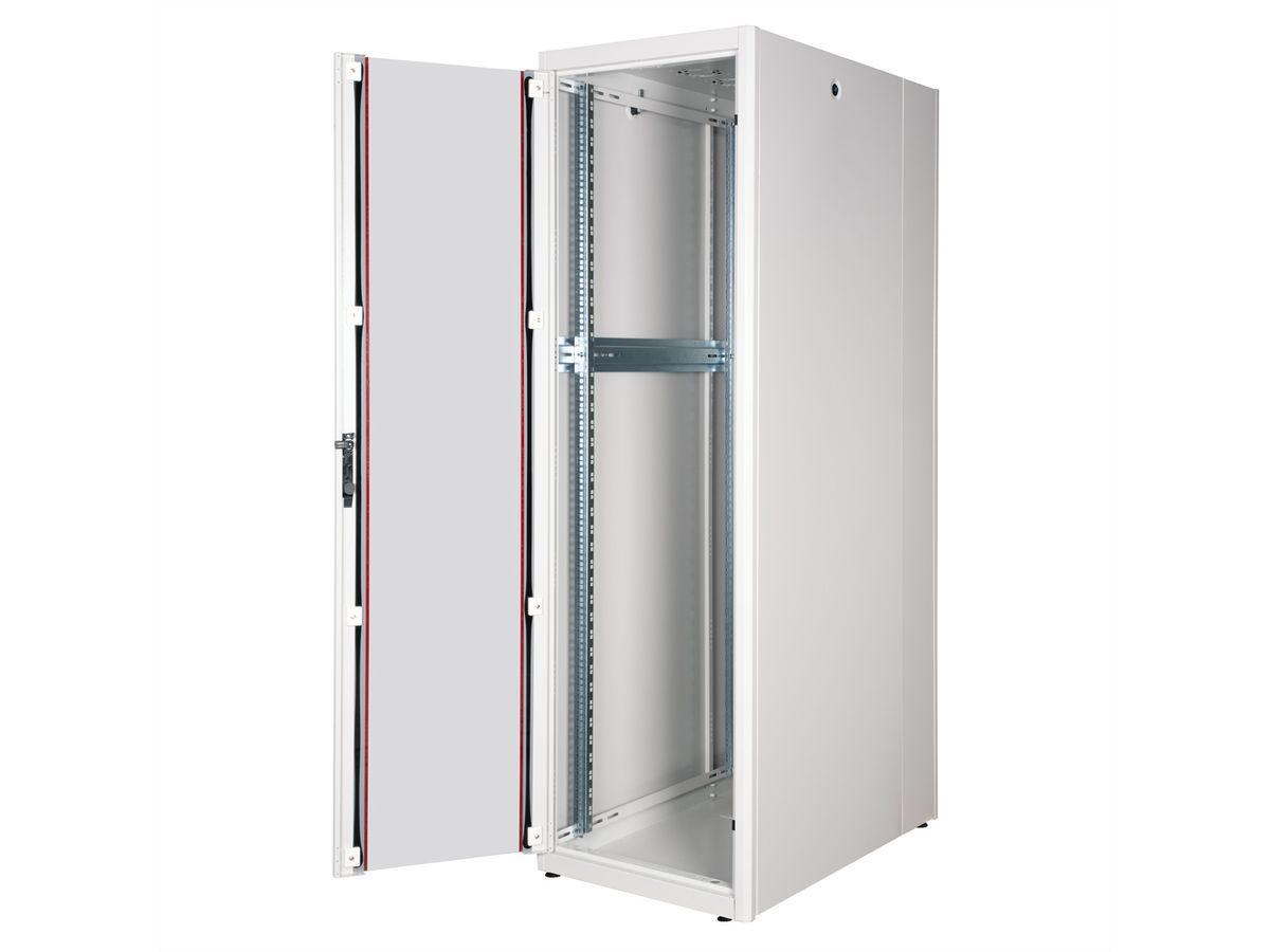ROLINE 19-inch netwerkkast Basic 42 U, 600x1000 BxD Glazen deur grijs