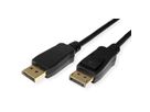 STANDARD DisplayPort Kabel, v1.4, DP ST - ST, schwarz, 1 m