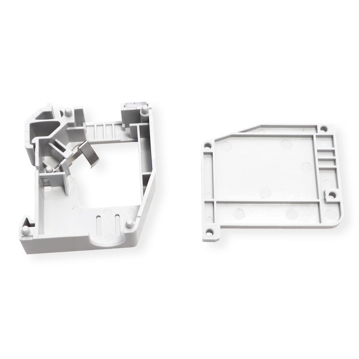 ROLINE Keystone Holder, empty, DIN-Rail, 180°