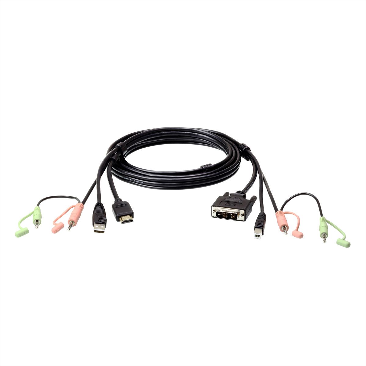 ATEN 2L-7D02DH USB HDMI auf DVI-D KVM Kabel Set