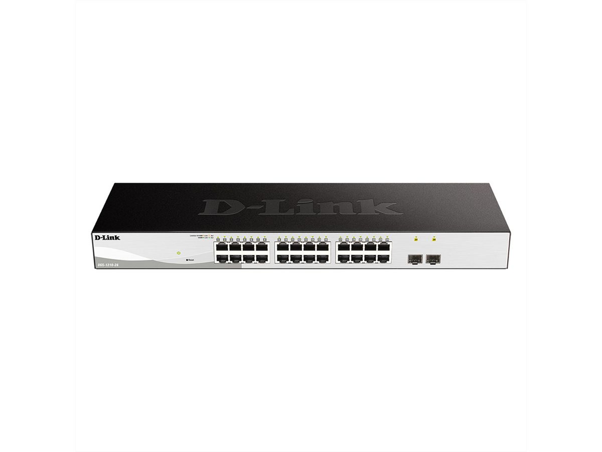D-Link DGS-1210-26 Gigabit Switch 26-Poorts Layer2 Smart Beheerd