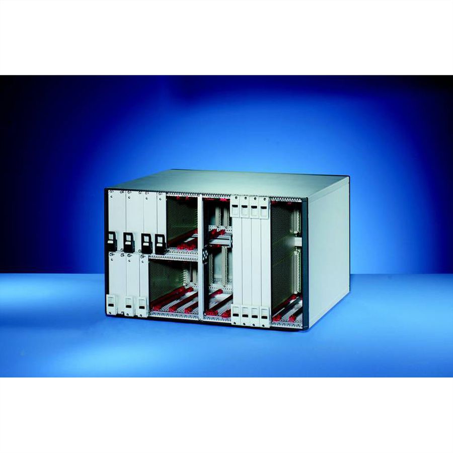 SCHROFF RatiopacPRO, Complete Case, Desktop, Retrofittable Shielding, Front Trim, 3 U, 28 HP, 255 mm