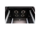 ROLINE 19-inch netwerkkast Basic 22 U, 600x600 BxD Glazen deur zwart