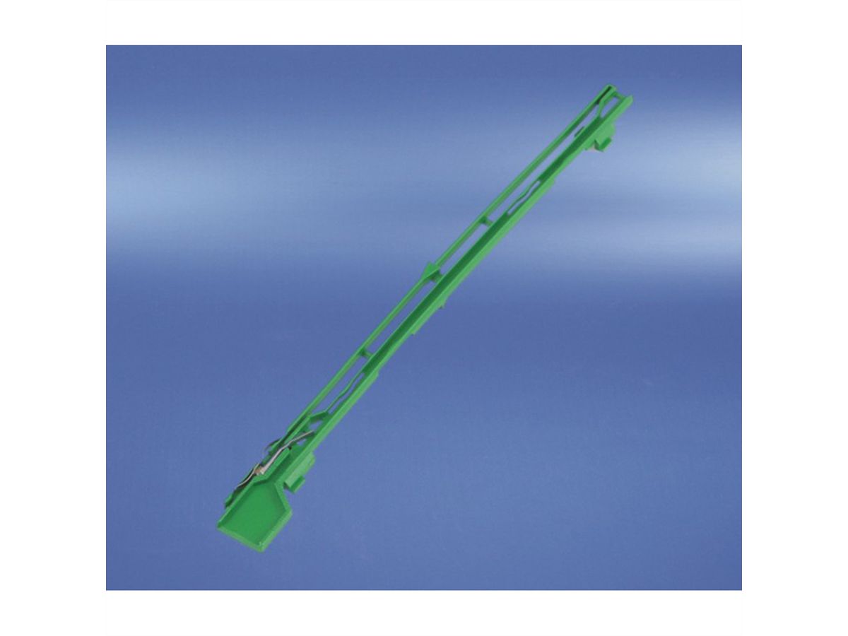 SCHROFF MTCA Guide Rail, Green, Top, for all Modules, 10 pieces