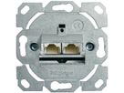TELEGÄRTNER Dose AMJ45 ohne Zentralplatte, 2x RJ-45 Kat.5e (Class D)