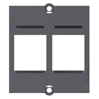 BACHMANN custom module frame 2x Keystone, black