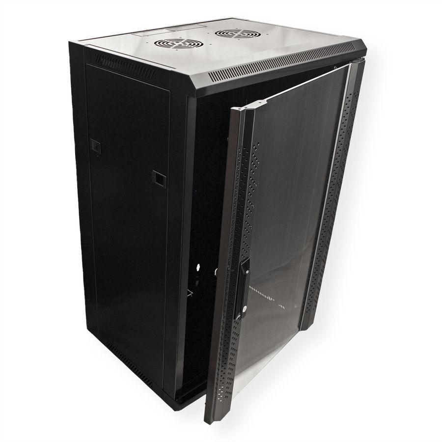 VALUE 19" Wall Mount Rack 18U, 910x570x450mm (HxWxD), black