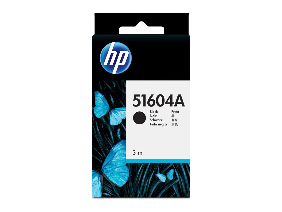 HP zwarte inktcartridge, gewoon papier