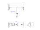BACHMANN DESK2 2xbeschermend contact USB C, USB Lader 60W 0.2m GST18 zwart