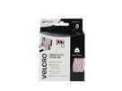 VELCRO® extra sterke zelfklevende klittenband met haak en lus 50 mm x 1 m wit