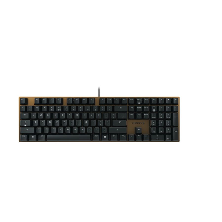 CHERRY KC 200 MX toetsenbord USB QWERTY Engels Zwart, Brons