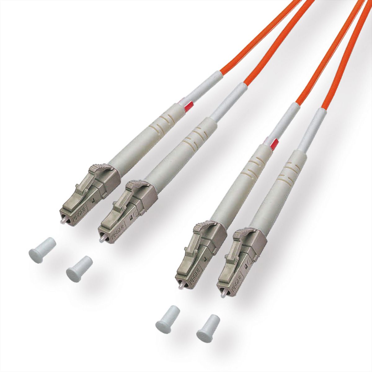 Quality LWL-Kabel 50/125µm OM2, LC/LC, orange, 15 m