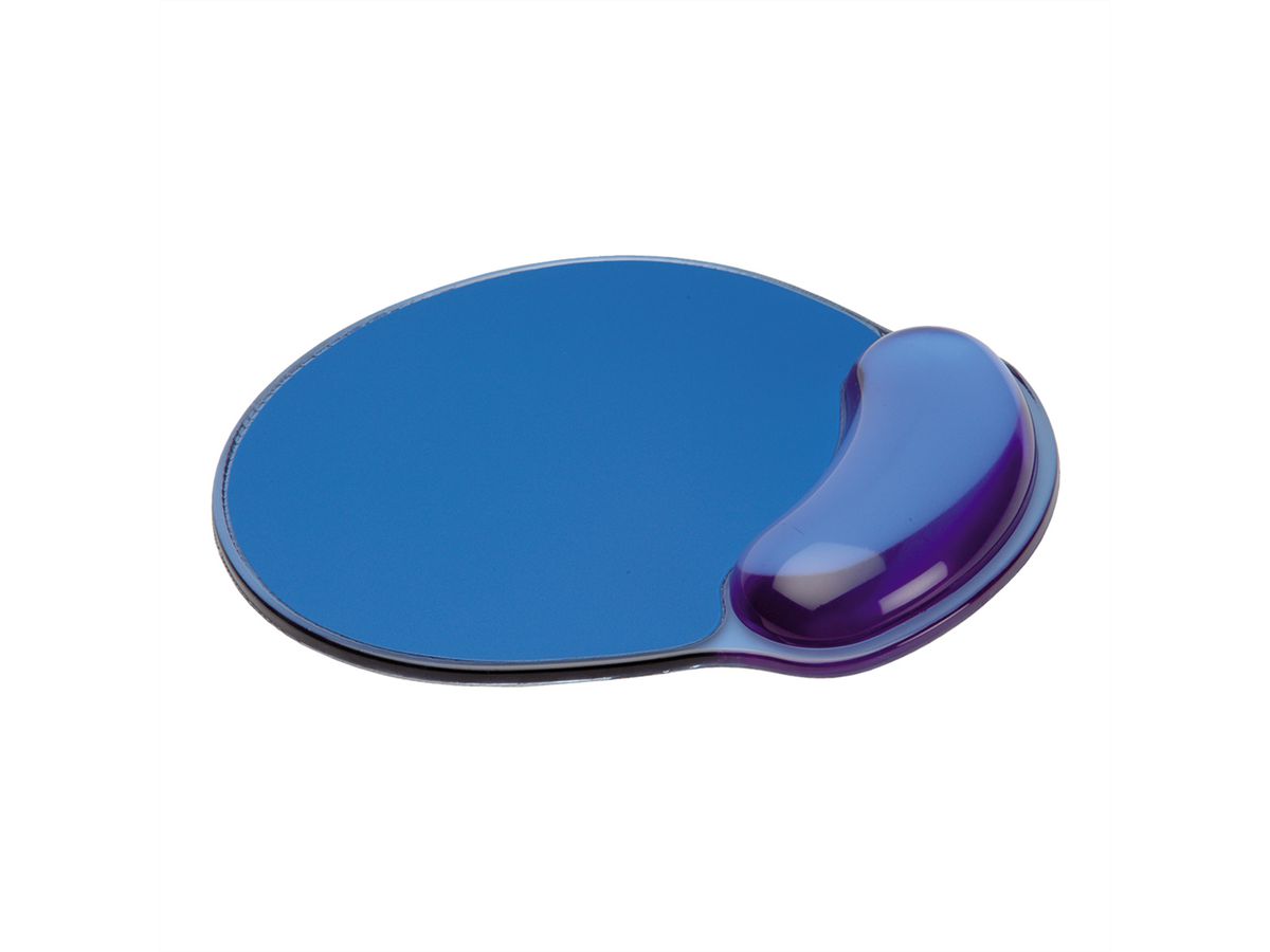 ROLINE Muismat met polssteun, blauw