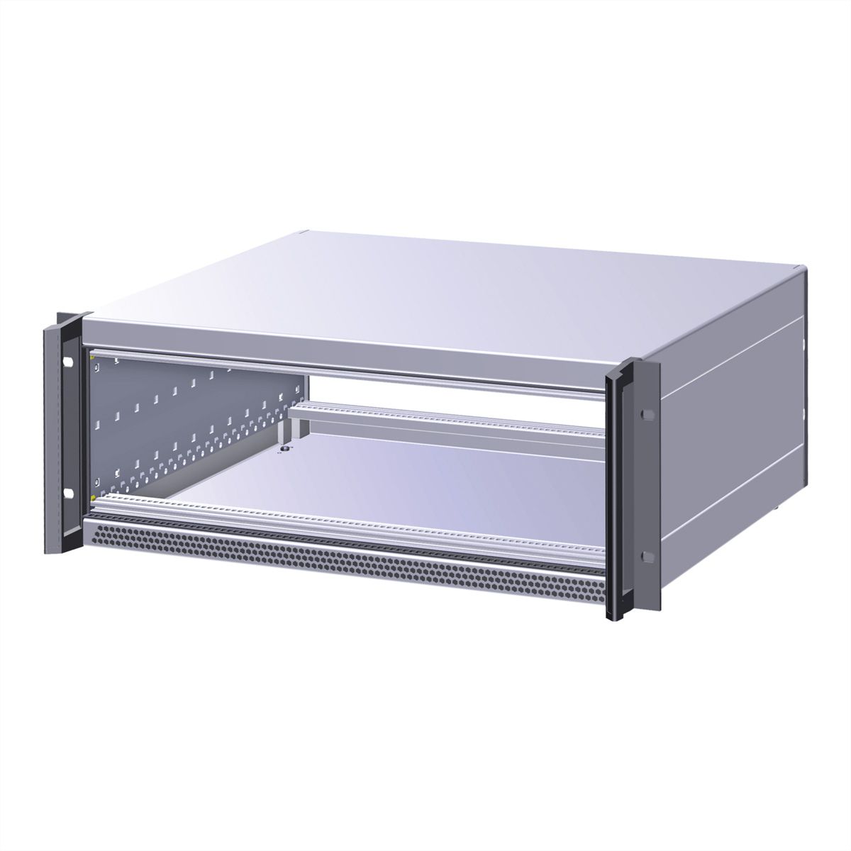 SCHROFF RatiopacPRO AIR 19" Rack Mount Case, Retrofittable Shielding With Handles, 6/7 U, 84 HP, 435 mm