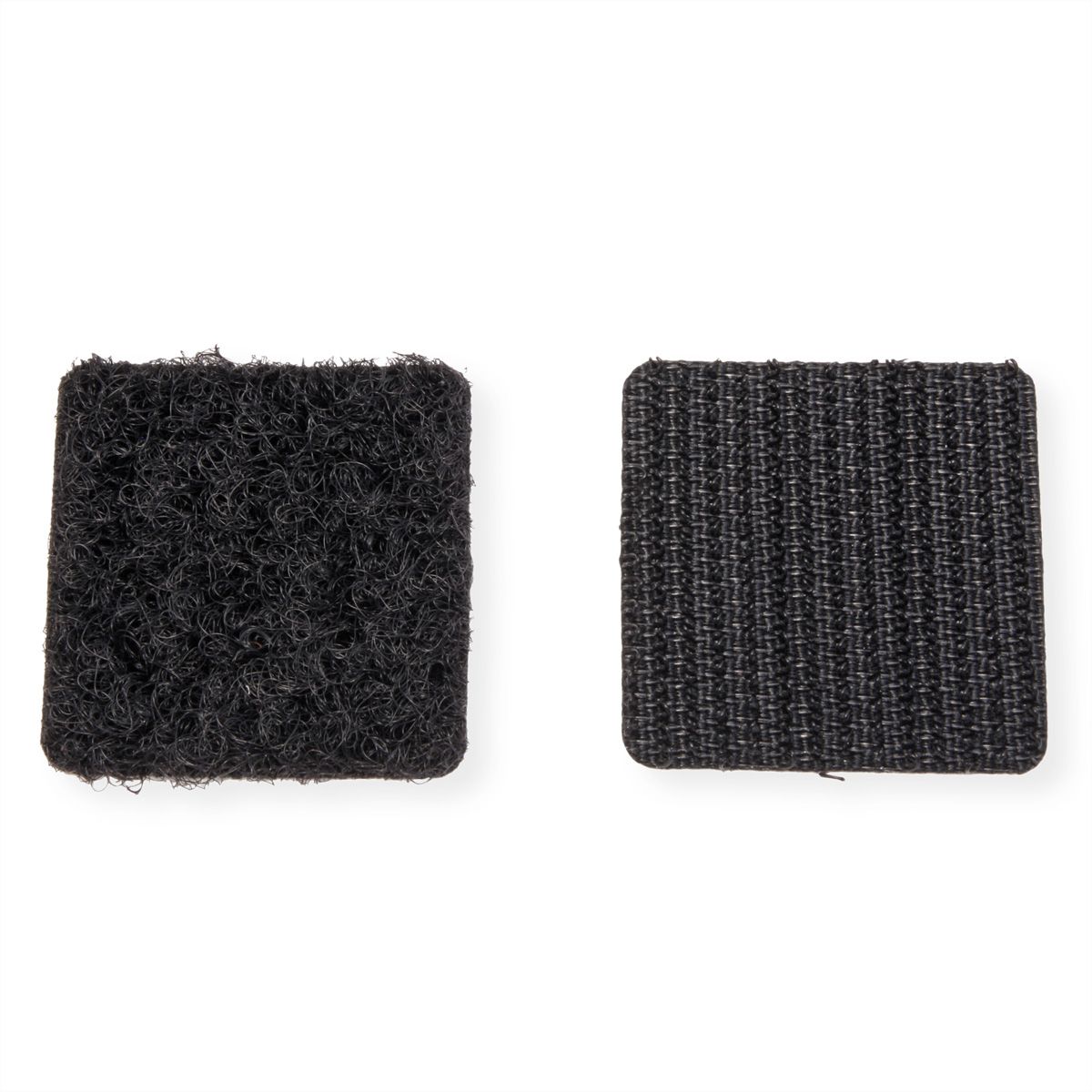 VELCRO® klittenband vierkanten zelfklevende klittenband 25 mm x 25 mm x 24 sets zwart