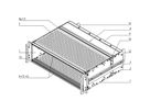 SCHROFF EuropacPRO 19" moduledrager voor rail, afgeschermd, SNCF, 3 HE, 84 HP, 320 mm