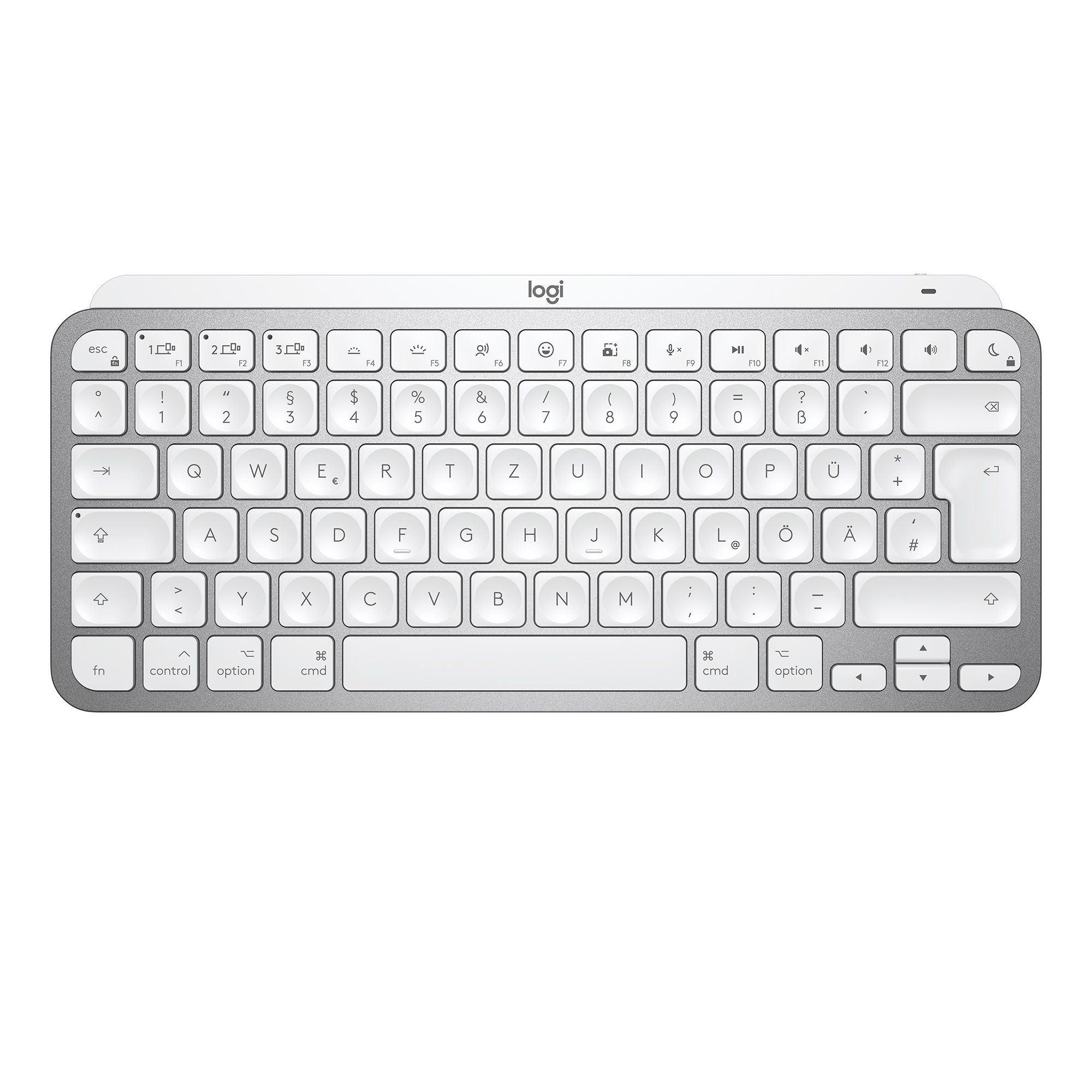 Logitech MX Keys Mini For Mac Minimalist Wireless Illuminated Keyboard toetsenbord Bluetooth QWERTY Engels Wit