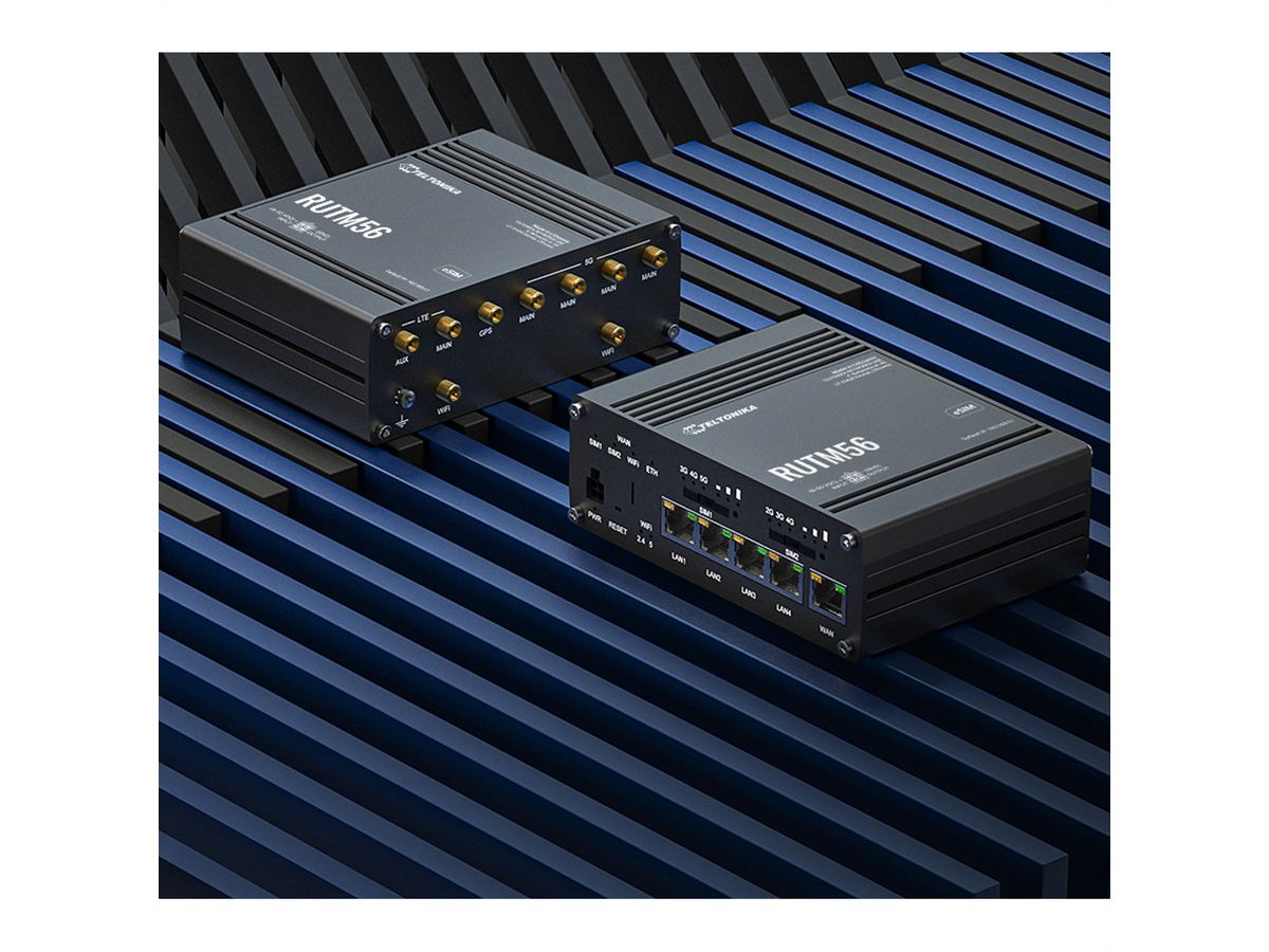 TELTONIKA RUTM56 Router mit 5G und 4G Cat 4 Modem