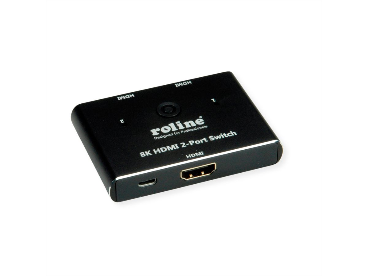 ROLINE 8K HDMI Switch, 2-voudig