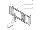 SCHROFF 19" Module Support Without strain Relief