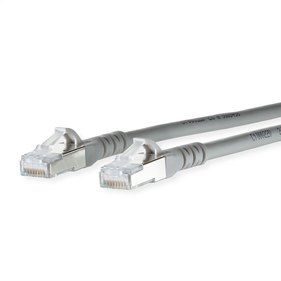 METZ CONNECT Patchkabel Cat.6A AWG 26, grijs, 10 m