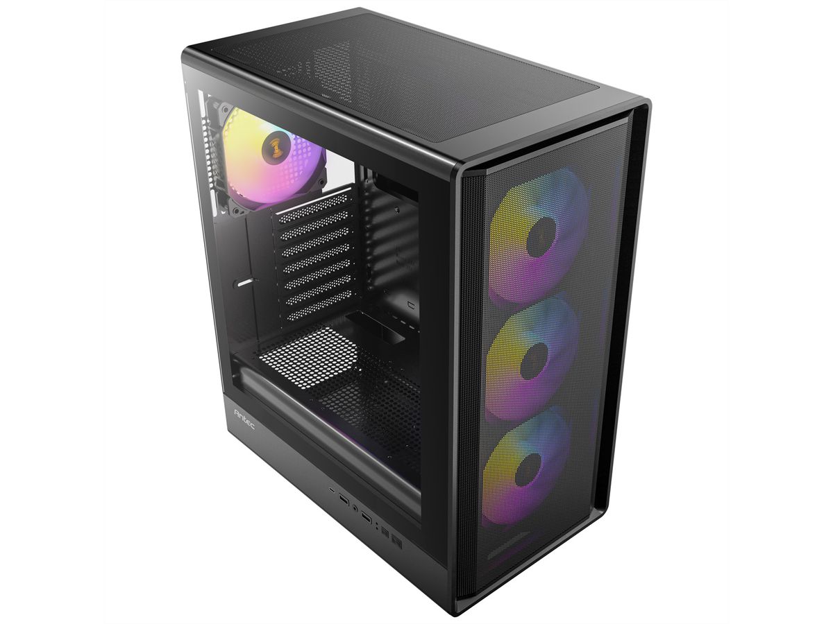 ANTEC Performance P6 Neo ARGB PC Gehäuse ATX Midi Tower, schwarz