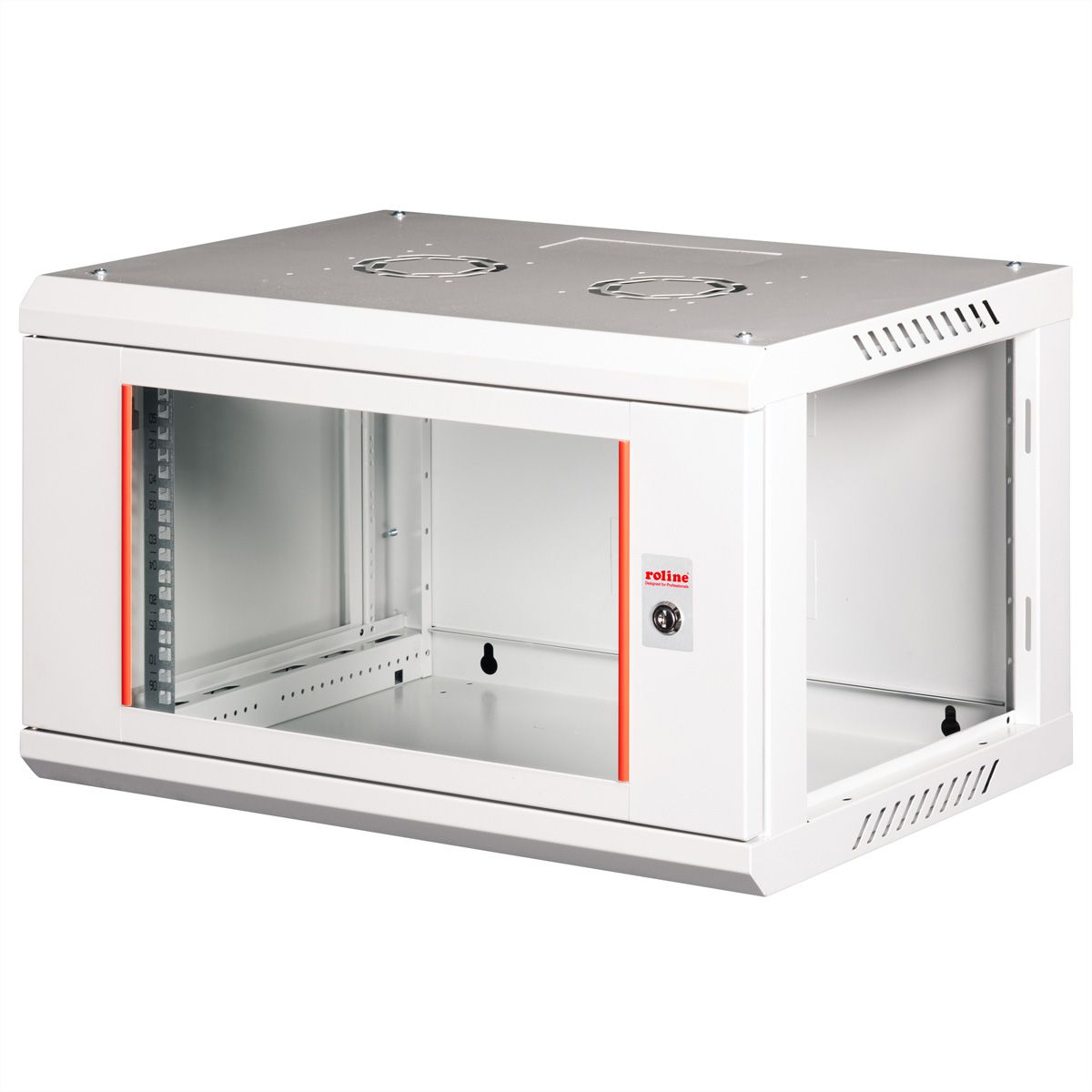 ROLINE 19-inch wandbehuizing Basic Plus 6U, 600x450 BxT grijs