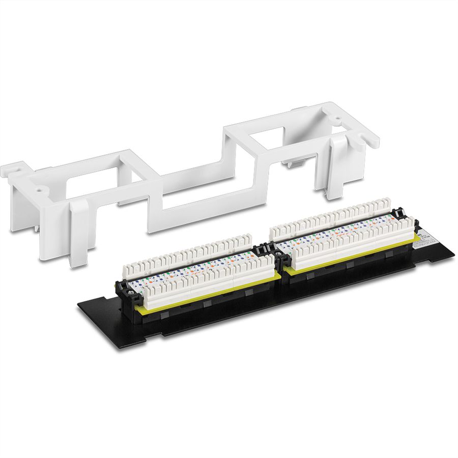 TRENDnet TC-P12C6V Patchpaneel, 12-poorts wandmontage Cat.6 niet afgeschermd
