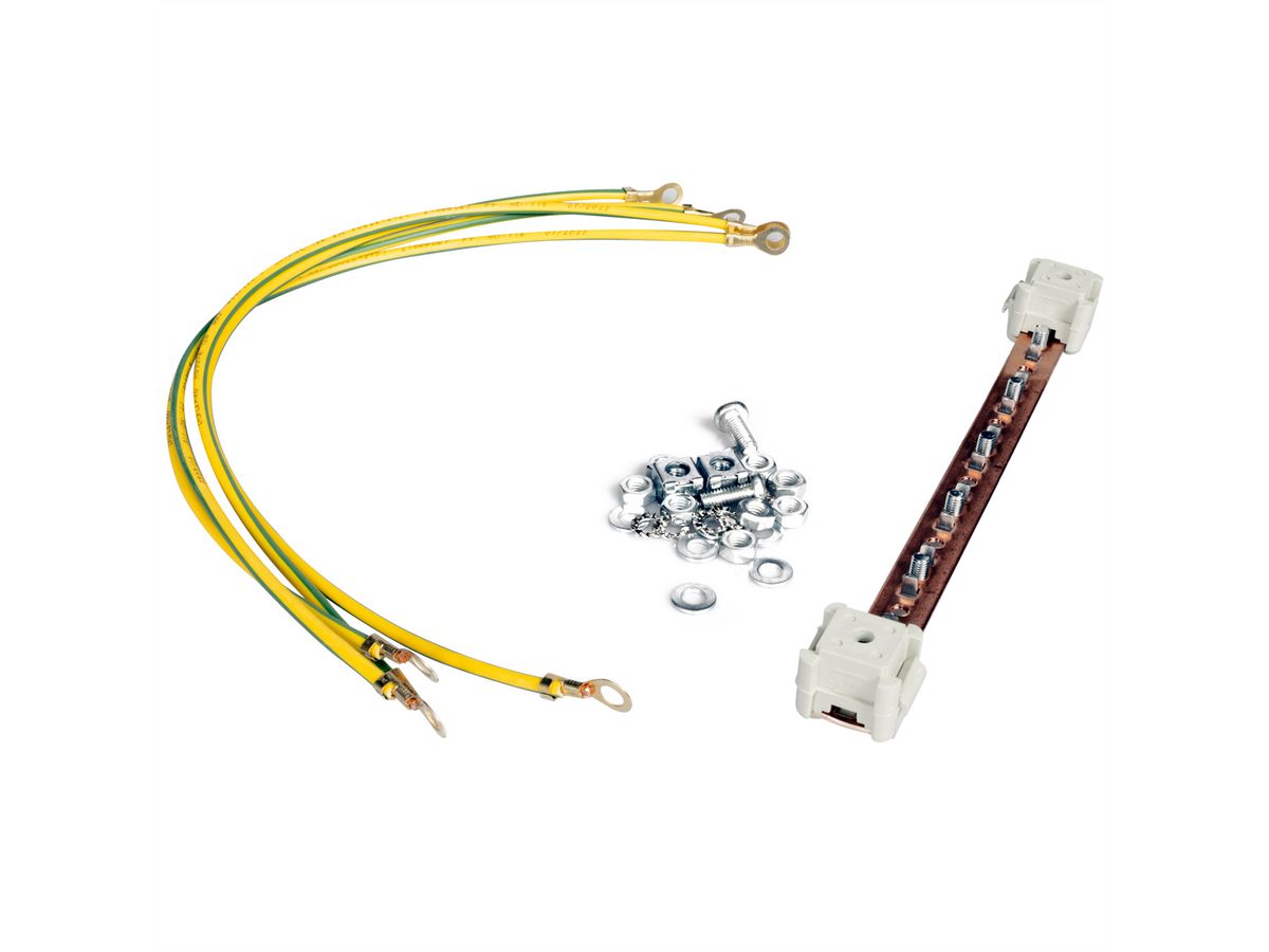 ROLINE potential equalisation rail, 220mm incl. earthing cable