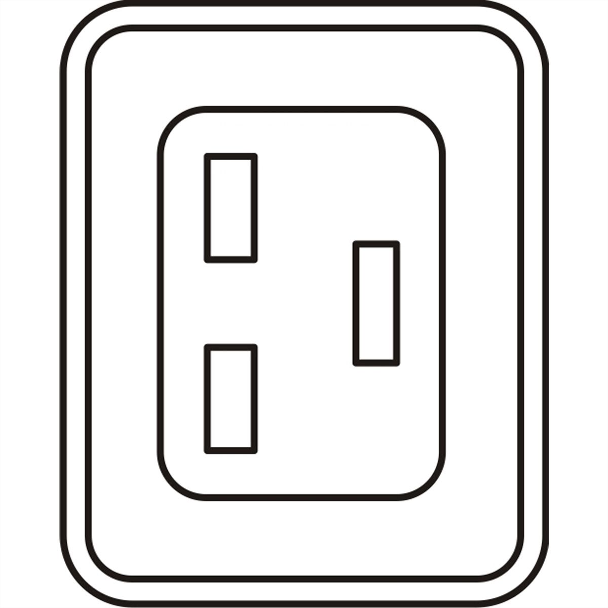 SCHROFF Socket Strip, IEC C19, 16 A, IEC 60309 Plug, 8x IEC C19, 19"