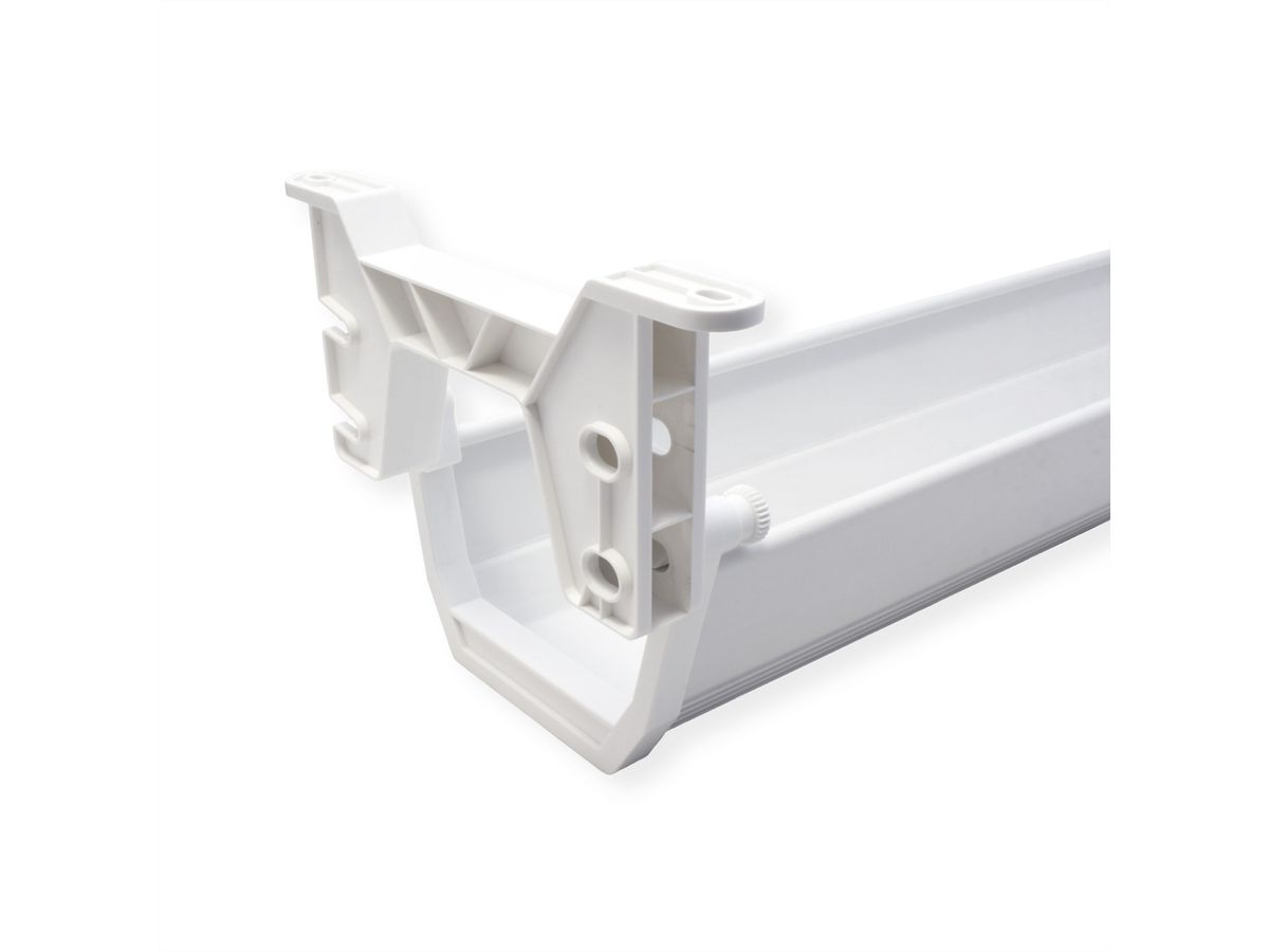 ROLINE Easy2Open kabelgoot, Montage onder tafel, wit, 44,9 cm