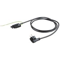 BACHMANN power cable CEE7/7, Earth connection GST18, black, 5 m