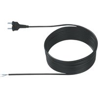 BACHMANN voedingskabel 2x0,75 10m, H05VV-F stofzuiger kabel cont.pc.