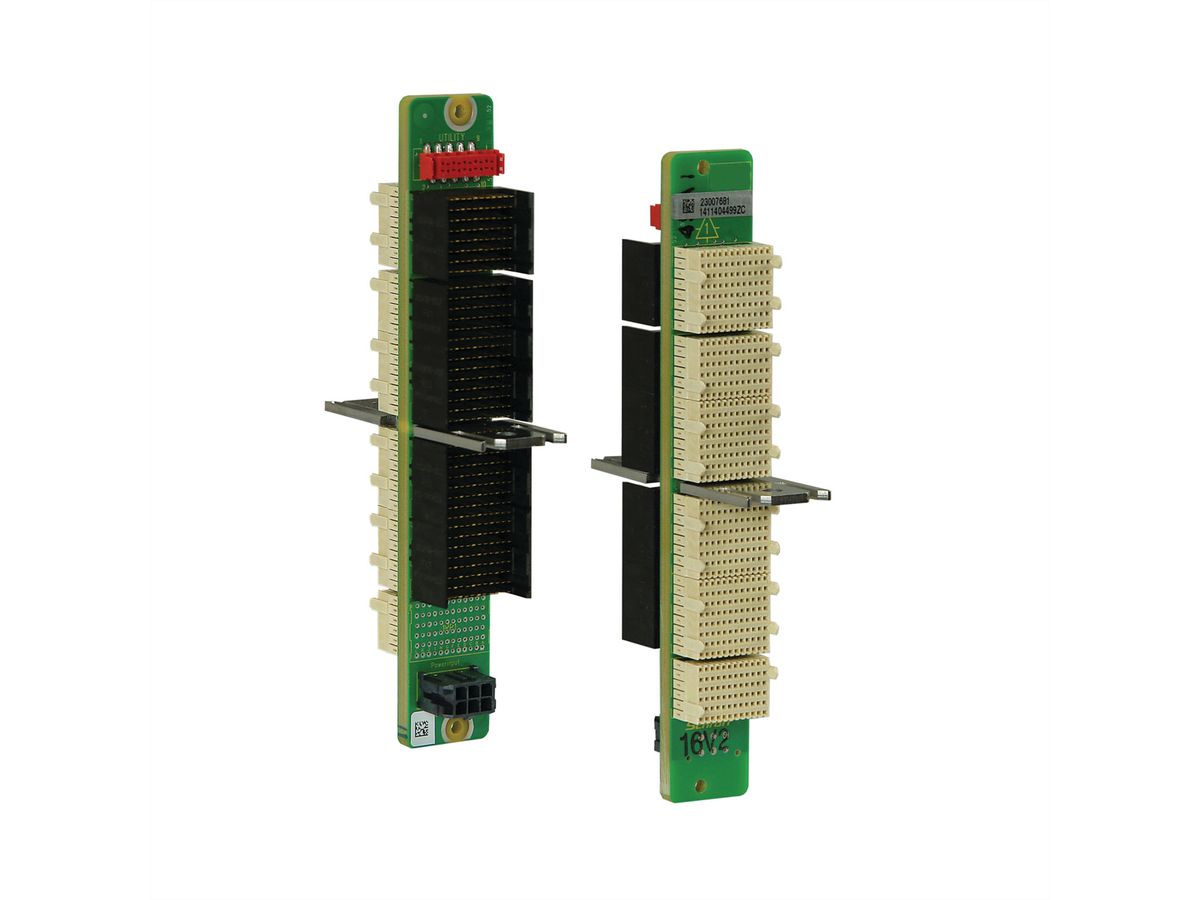 SCHROFF CPCI seriële backplane, 3 HE, 1 slot, RIO op RP6, met RIO