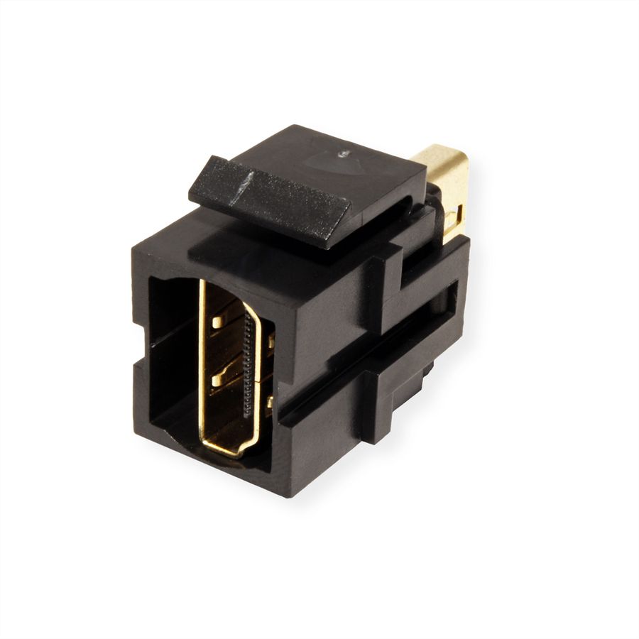 BACHMANN Keystone 4K HDMI UHD koppeling female/female zwart