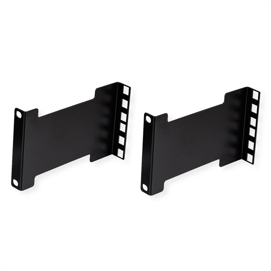 VALUE 19" Rack Depth Extender, 2 pcs, 2U, metal, 151.5mm