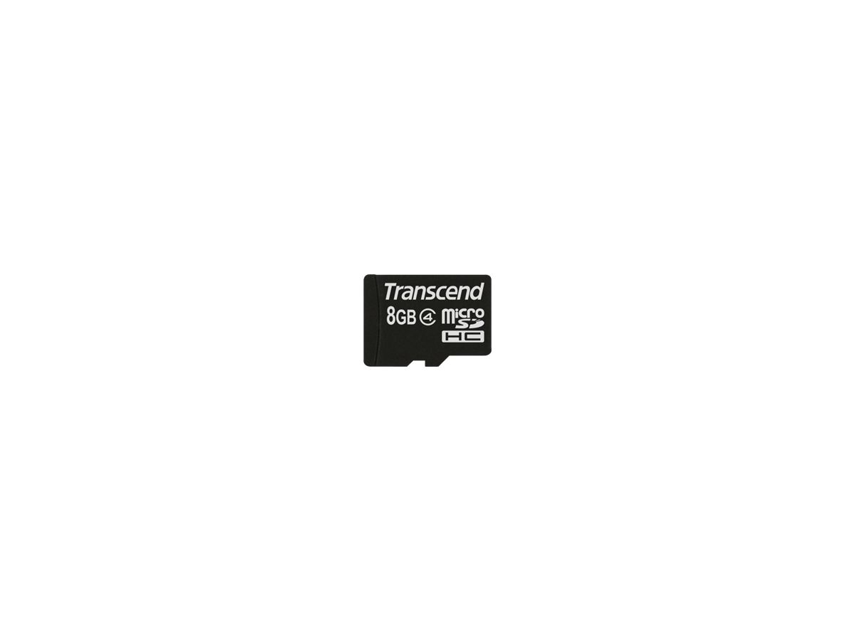 Transcend TS8GUSDC4 memory card 8 GB MicroSDHC Class 4
