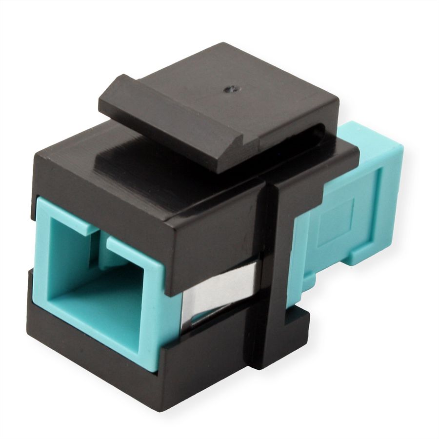 ROLINE Keystone glasvezeladapter SC/SC Simplex, Multimode, OM3