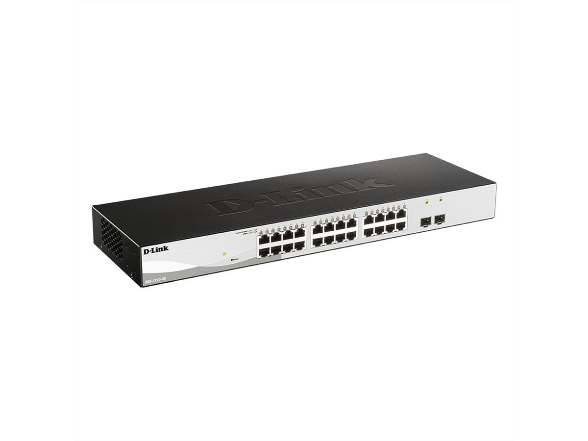 D-Link DGS-1210-26 Gigabit Switch 26-Poorts Layer2 Smart Beheerd