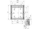 SCHROFF Novastar kastframe, Heavy-Duty, 12 U 553W 1000D